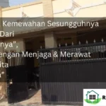 desain carport Rumah Subsidi mewah